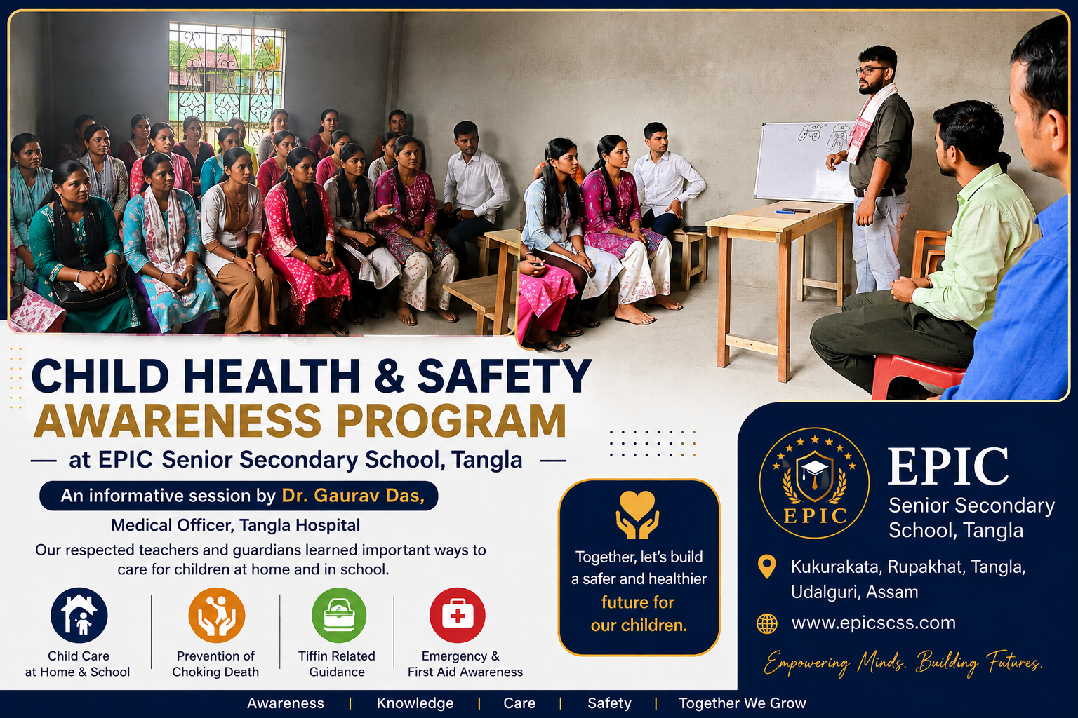 Awareness session on Child Health, Nutrition, and Safety